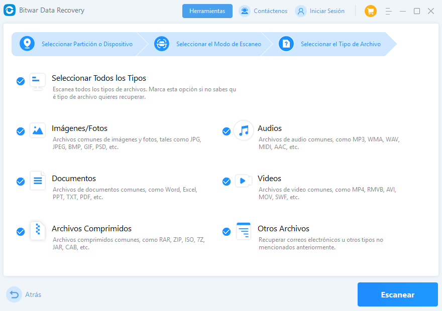 Bitwar Data Recovery 3