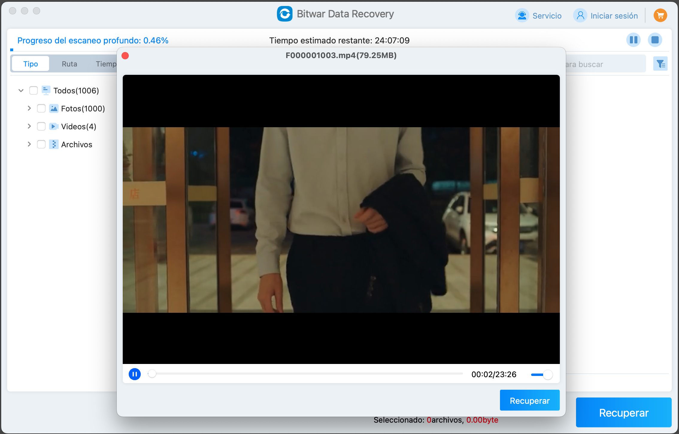 Bitwar Data Recovery for Mac preview