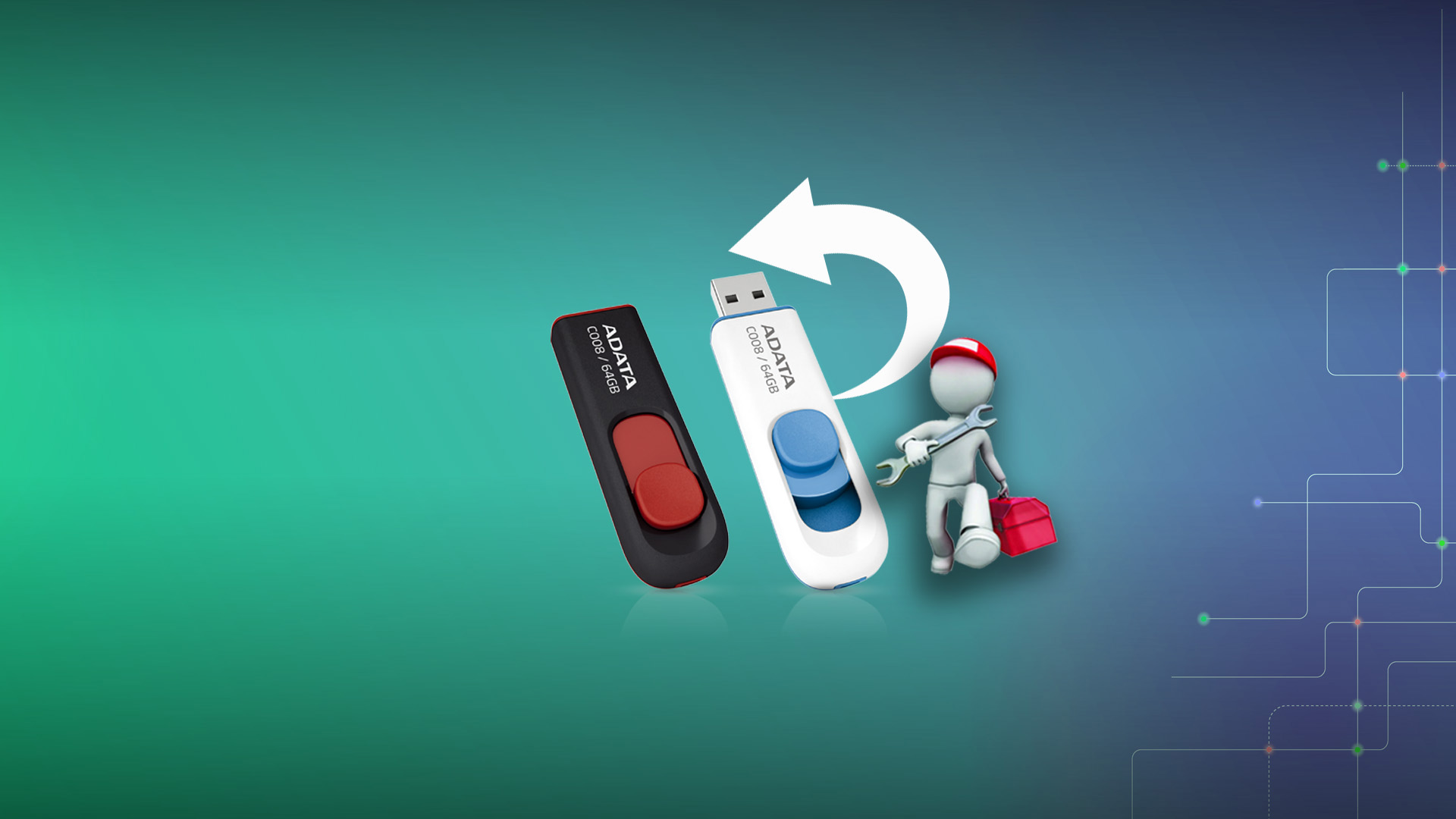 Cómo recuperar archivos de una unidad USB dañada