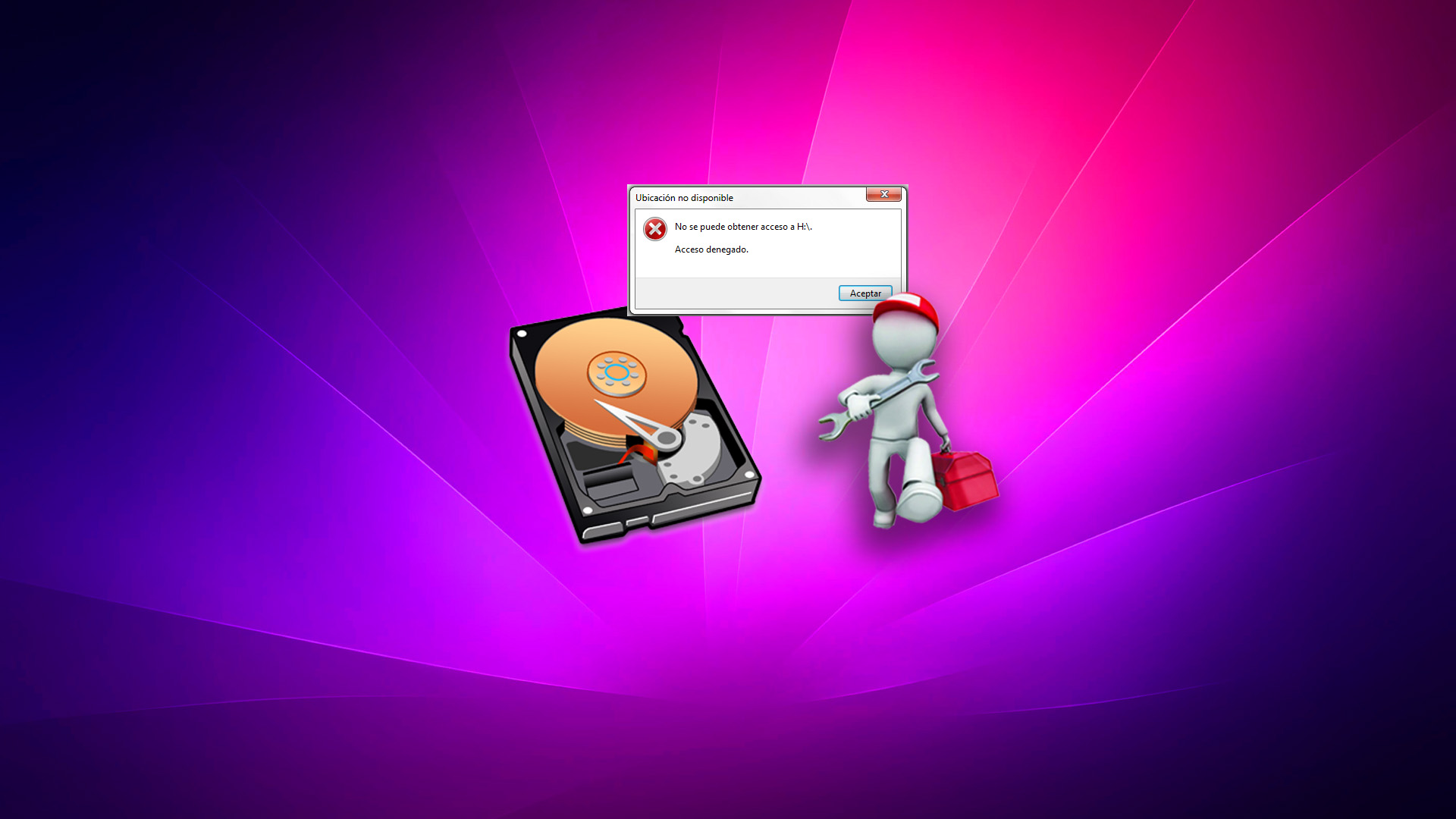 Cómo reparar el error "Acceso denegado" en un disco duro externo
