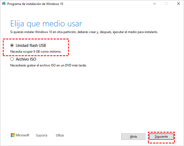 Programa de instalación de Windows 10-4
