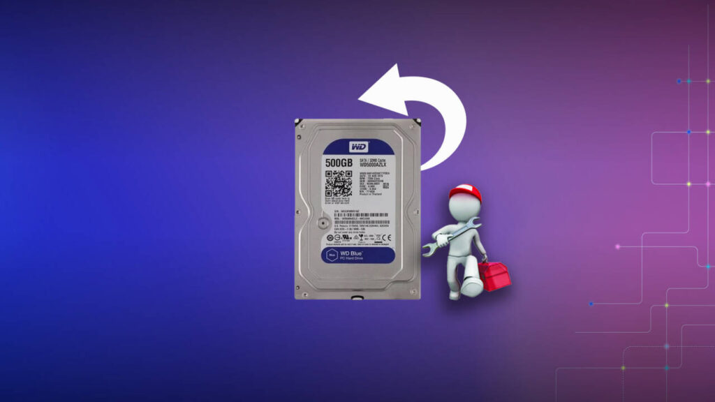 restaurar archivos de un disco duro externo WD