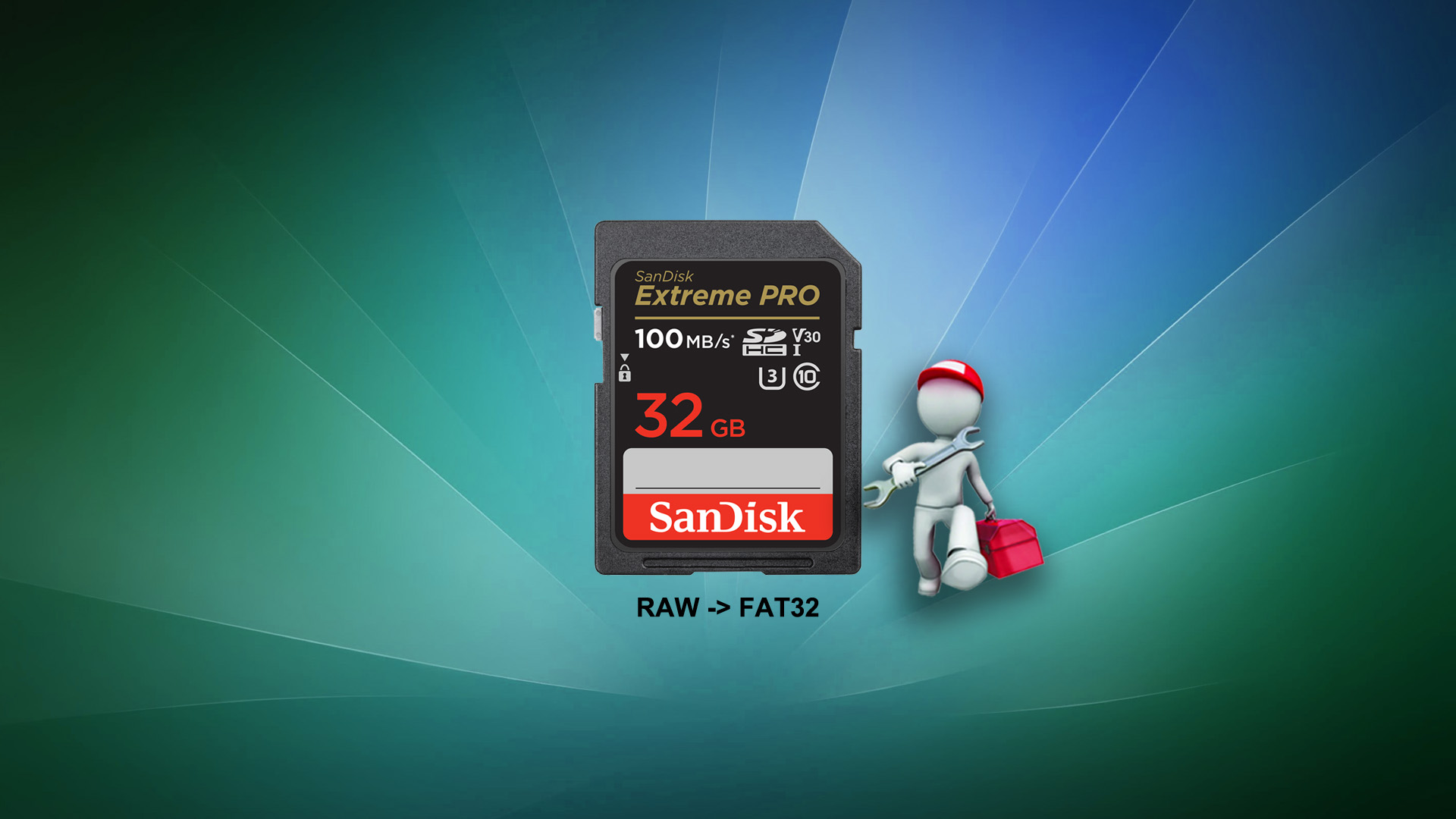 Cómo convertir una tarjeta SD RAW a FAT32 sin perder archivos